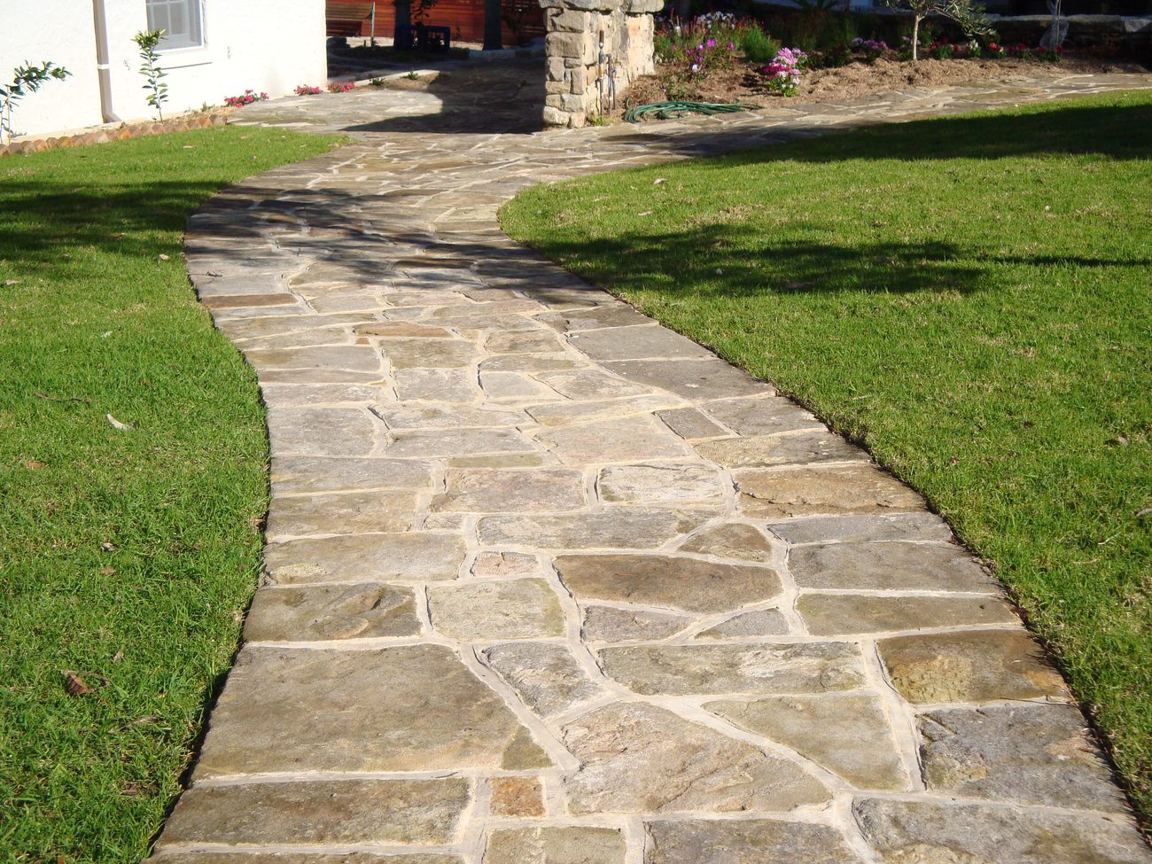 Stone pathway