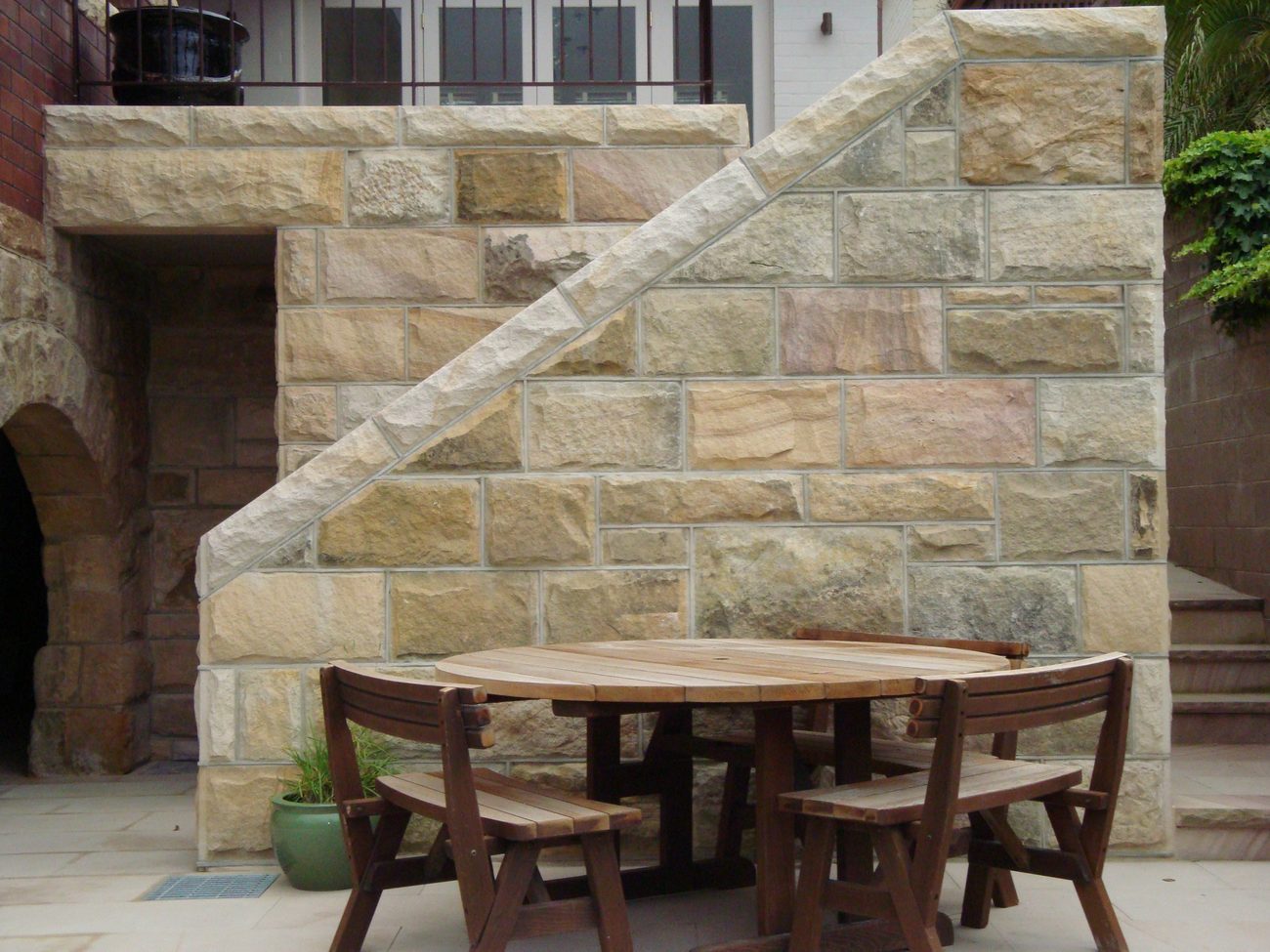 Back of house and stairs